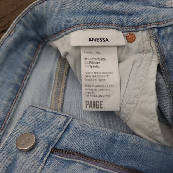 PAIGE Anessa Wide Leg Jean - Martini Size 25 - Picture 9 of 9